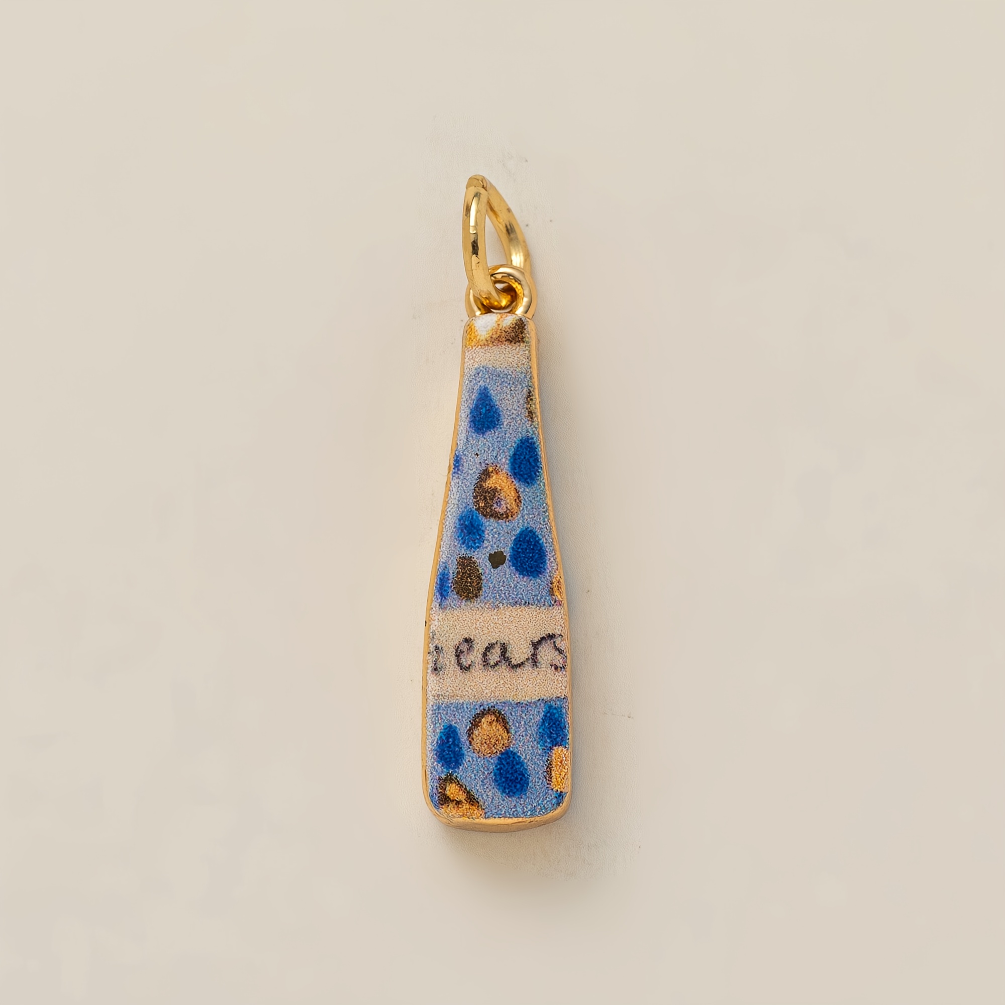 Bohemian Handmade Enamel Flower Pendant Necklace, Heart-Shaped Design
